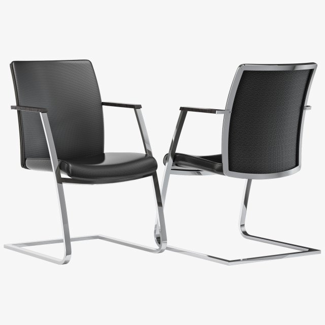 Dauphin high way executive visitor office chair 3D Модель .c4d .max .obj .3ds .fbx .stl .blend 