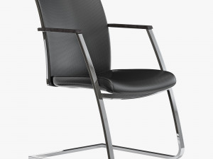 Dauphin high way executive visitor office chair 3D Модель