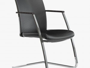 Dauphin high way executive visitor office chair 3D Model