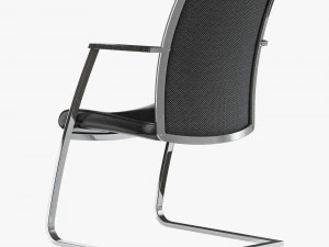 Dauphin high way executive visitor office chair 3D Model