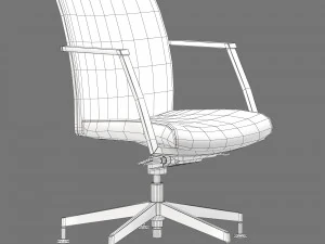 Dauphin high way mesh conference office chair 3D Model