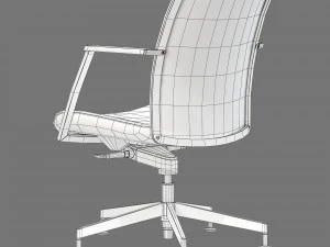 Dauphin high way mesh conference office chair 3D Model