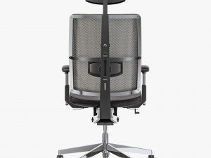 Dauphin high way mesh office chair 3D Модель