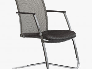 Dauphin high way mesh visitor office chair Modèle 3D