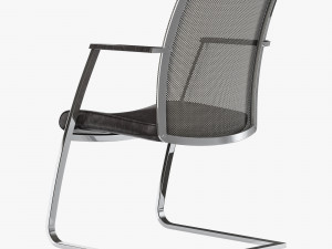Dauphin high way mesh visitor office chair Modèle 3D