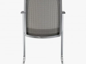 Dauphin high way mesh visitor office chair 3D Model