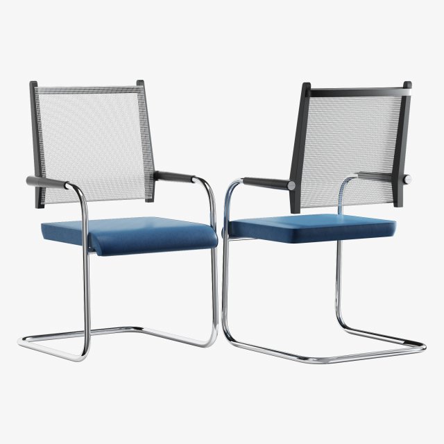 Dauphin lordo conference office chair 3D Model .c4d .max .obj .3ds .fbx .stl .blend 