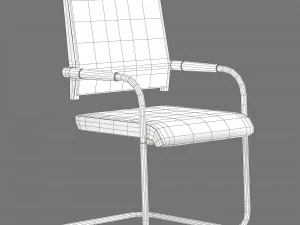 Dauphin lordo conference office chair 3D Model