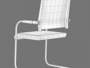 Dauphin lordo conference office chair 3D Model