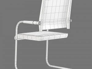 Dauphin lordo conference office chair 3D Model