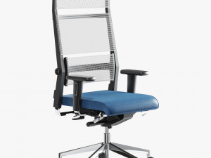 Dauphin lordo high office chair 3D Model