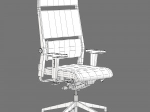 Dauphin lordo high office chair 3D Model