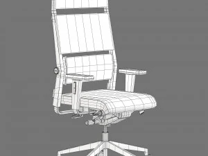 Dauphin lordo high office chair 3D Model
