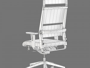 Dauphin lordo high office chair 3D Model