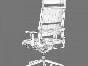 Dauphin lordo high office chair 3D Model
