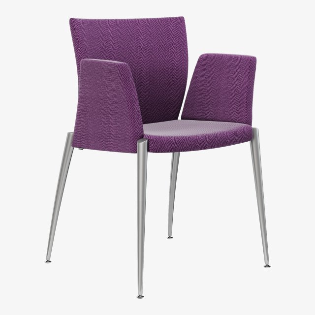 Kastel kalla armrest chair Model 3D .c4d .max .obj .3ds .fbx .stl .blend 