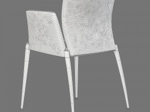 Kastel kalla armrest chair Model 3D
