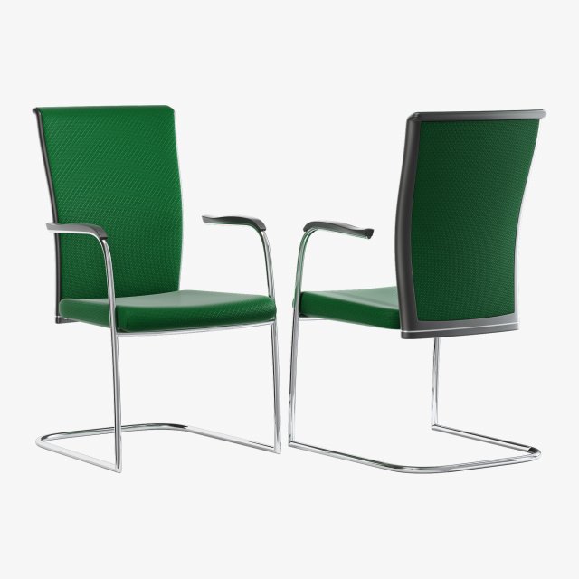 Kastel kompasso conference office chair Modelo 3D .c4d .max .obj .3ds .fbx .stl .blend 