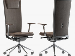 Kastel kompasso high back office chair 3D Model
