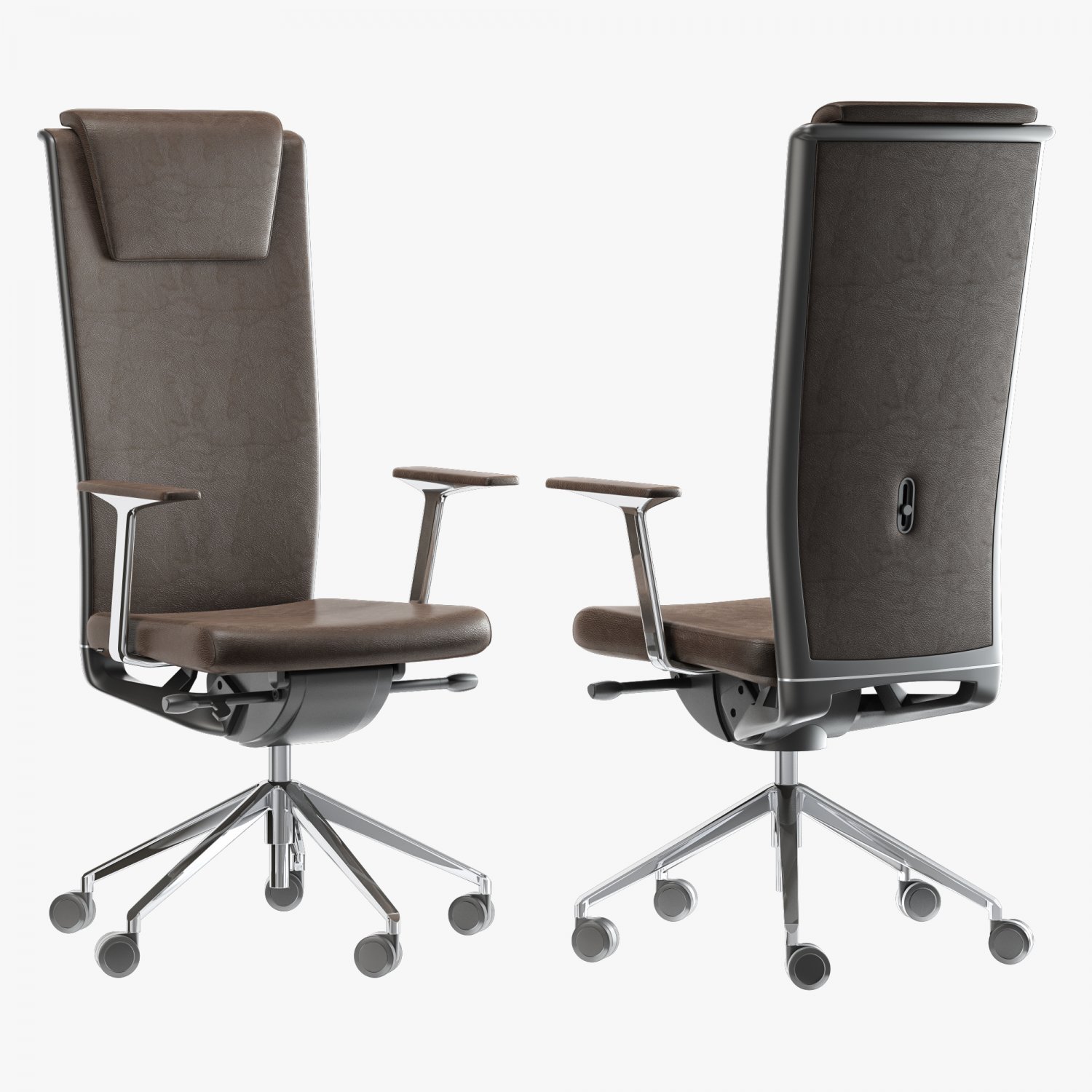 Kastel kompasso high back office chair 3D Model in Chair 3DExport