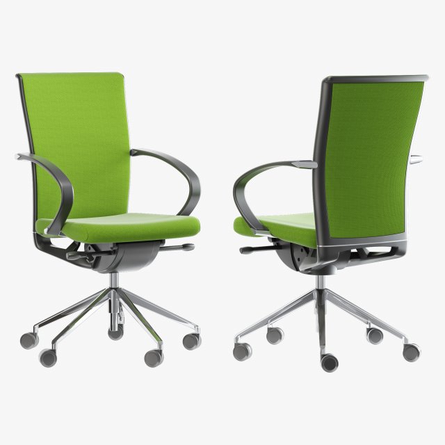 Kastel kompasso low back office chair 3D Model .c4d .max .obj .3ds .fbx .stl .blend 