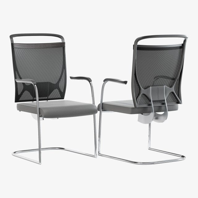 Kastel korium conference office chair 3D 模型 .c4d .max .obj .3ds .fbx .stl .blend 