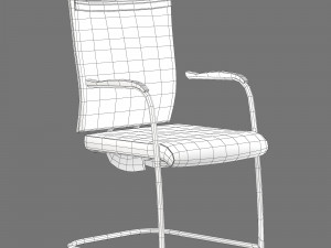 Kastel korium conference office chair 3D 模型