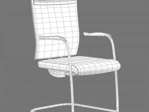 Kastel korium conference office chair 3D Model