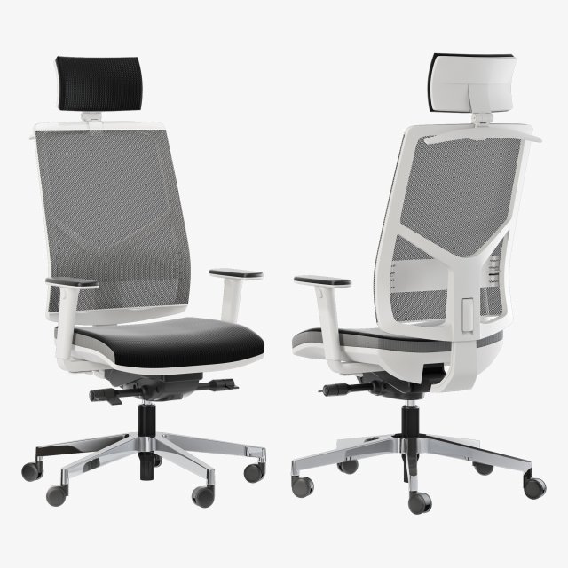 Mecplast play office chair 3D 模型 .c4d .max .obj .3ds .fbx .stl .blend 