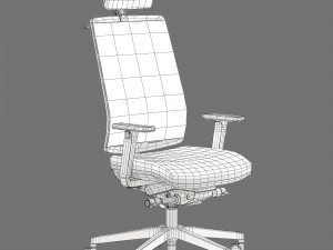 Mecplast play office chair 3D 模型