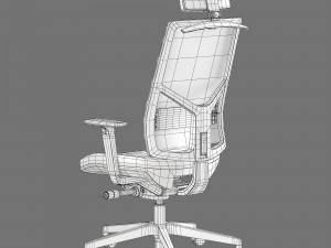 Mecplast play office chair 3D 模型