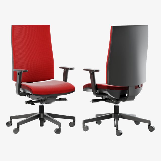 Mecplast play job office chair 3D Модель .c4d .max .obj .3ds .fbx .stl .blend 
