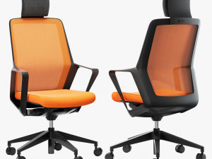 Patra flo high office chair Modèle 3D