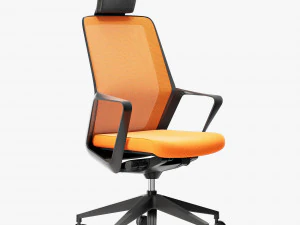 Patra flo high office chair 3D Model
