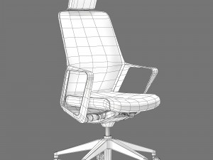 Patra flo high office chair 3D Модель
