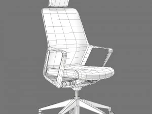 Patra flo high office chair 3D Model