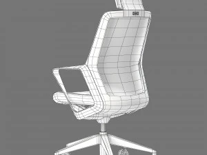 Patra flo high office chair 3D Model