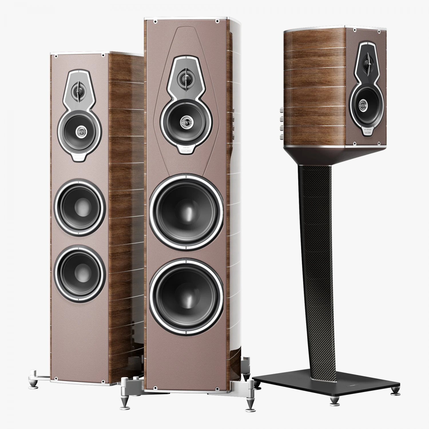 Sonus faber amati guarneri serafino 3D Model .c4d .max .obj .3ds .fbx .stl .blend 
