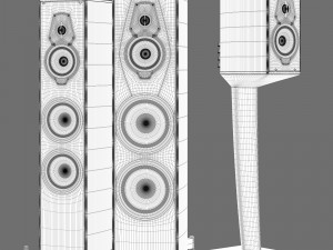 Sonus faber amati guarneri serafino 3Dモデル