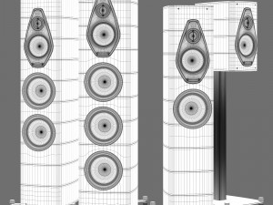 Sonus faber nova 3D मॉडल