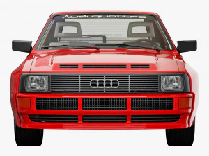 Audi sport quattro 1984 3D Model