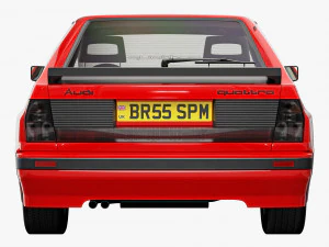 Audi sport quattro 1984 3D Model