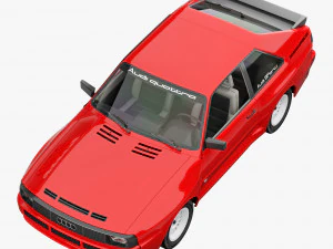 Audi sport quattro 1984 3D Model