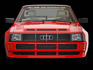 Audi sport quattro 1984 3D Model