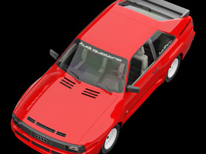 Audi sport quattro 1984 Modelo 3D