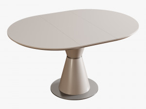 Carveli veluto chair Vetro mebel TML table 3D मॉडल