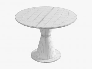 Carveli veluto chair Vetro mebel TML table 3D मॉडल