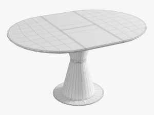 Carveli veluto chair Vetro mebel TML table 3D Model
