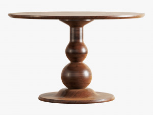 Be pure home blanco table vogue chair 3D Model