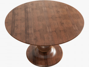 Be pure home blanco table vogue chair 3D Model